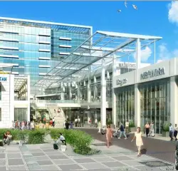 Conceptual high-rise skyline